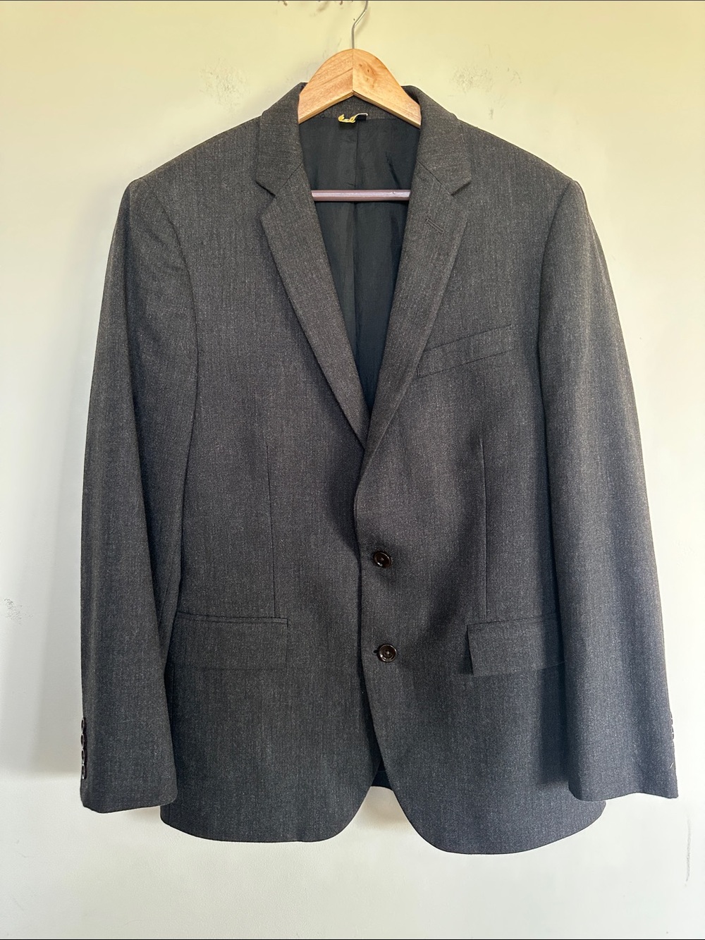 J. Crew Dark Charcoal Two-Button Sport Coat